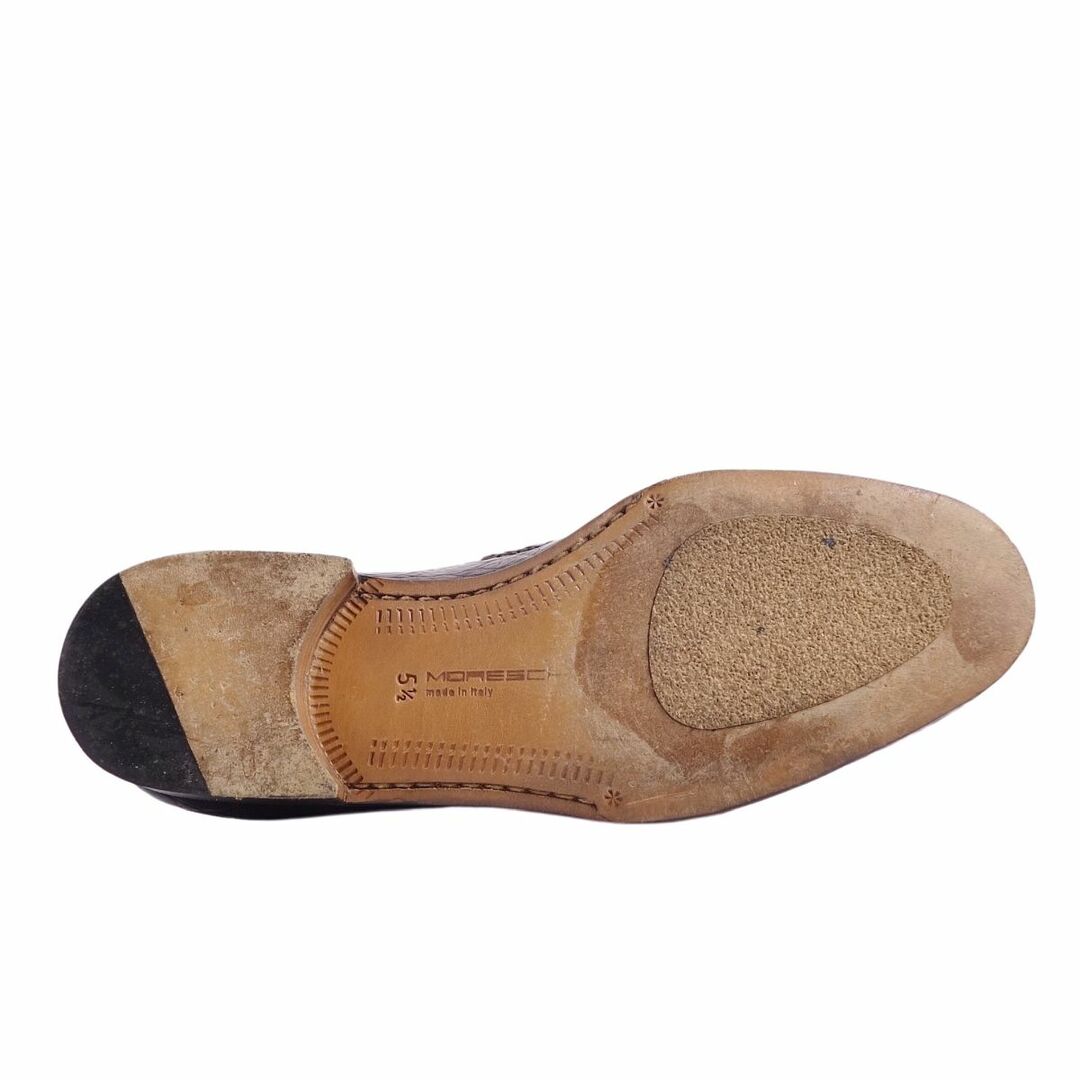 美品 モレスキー MORESCHI ローファー モカシン ホースビット 美品 モレスキー MORESCHI ローファー モカシン ホースビット