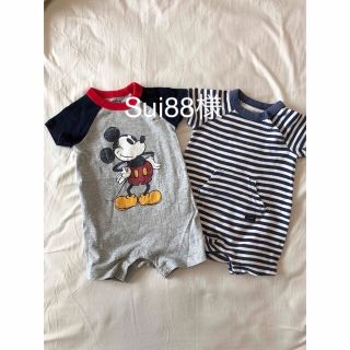 ベビーギャップ(babyGAP)の半袖ロンパース　babyGAP6-12m　まとめ売り(ロンパース)