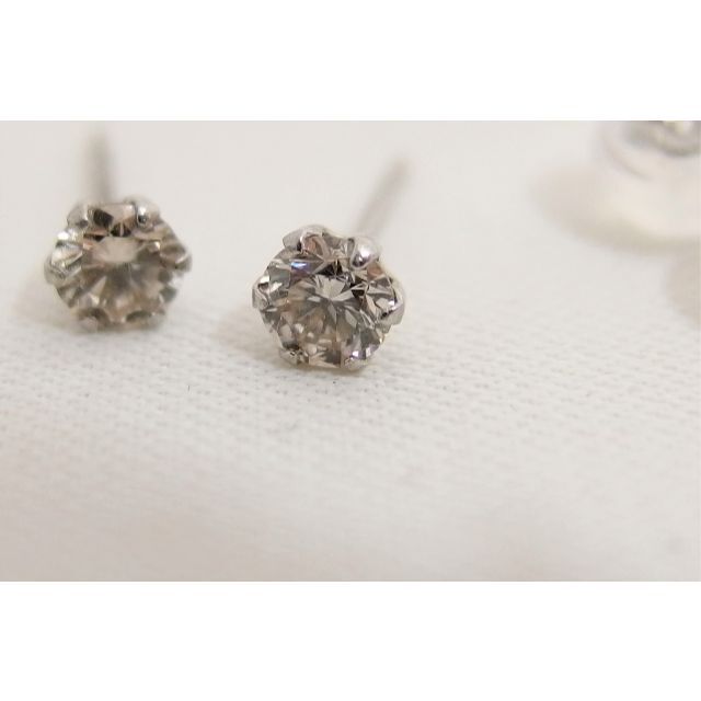 Pt900 ダイヤ0.20/0.20ct ピアス 4