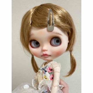 カスタムアイシードール*No.37*ホワイト肌 オープンマウス ウイッグ