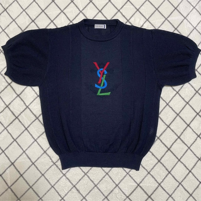 UNISEX S/M ☆最終値下げ☆美品☆イヴサンローラン サマーニット 半袖