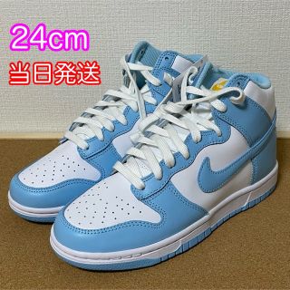 ナイキ(NIKE)の🅿️様専用 NIKE ナイキ　ダンク ハイ ブルーチル 24cm US6 　新品(スニーカー)