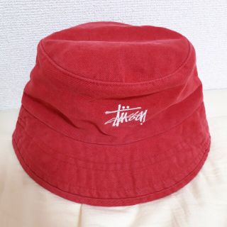 国内新品 NIKE stussy バケット ハット HAT 赤 RED レッド