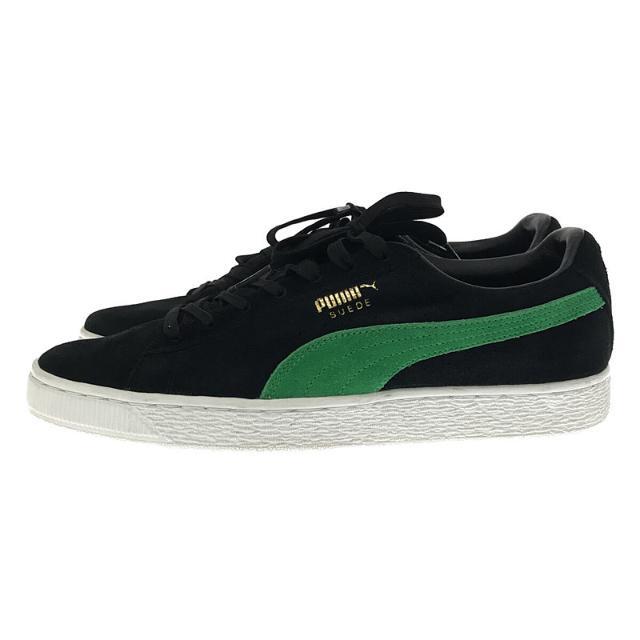 【美品】 PUMA / プーマ | × XLARGE エクストララージ コラボ SUEDE スエード ローカット スニーカー | 26 | ブラック  / グリーン | メンズ