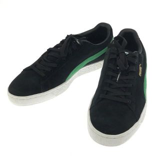 プーマ(PUMA)の【美品】  PUMA / プーマ | × XLARGE エクストララージ コラボ SUEDE スエード ローカット スニーカー | 26 | ブラック / グリーン | メンズ(スニーカー)