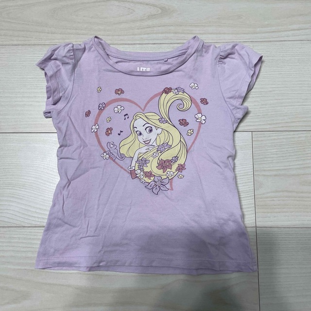 UNIQLO(ユニクロ)のユニクロ　ラプンツェル　Tシャツ キッズ/ベビー/マタニティのキッズ服女の子用(90cm~)(Tシャツ/カットソー)の商品写真