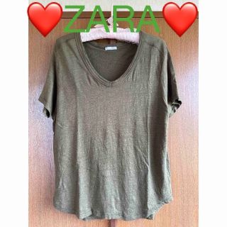 ザラ(ZARA)の❤️ZARA❤️カットソー❤️(カットソー(半袖/袖なし))