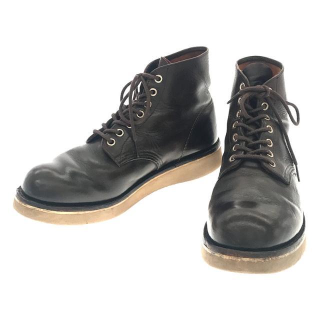 REDWING(レッドウィング)のRED WING / レッドウイング | USA製 8166 レザー 6インチ クラシック ラウンドトゥ ブーツ | 26 D | ブラウン | メンズ メンズの靴/シューズ(ブーツ)の商品写真