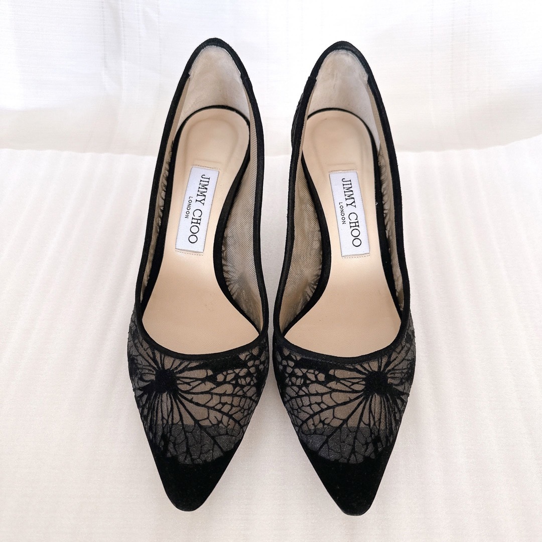 JIMMY CHOO - JIMMY CHOO ジミーチュウ パンプス レース JIMMY CHOO - JIMMY CHOO ジミーチュウ パンプス レース