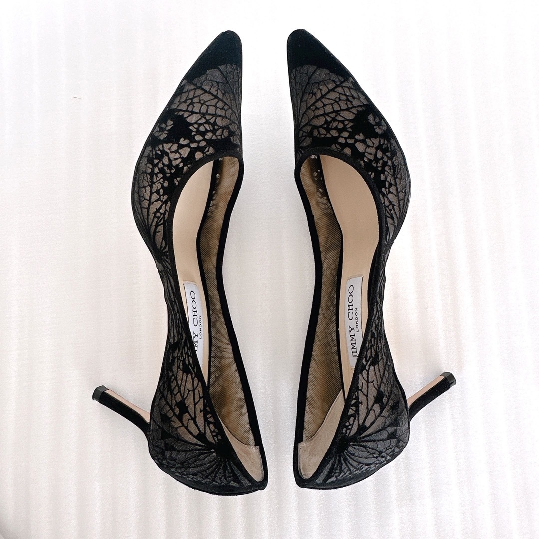 JIMMY CHOO - JIMMY CHOO ジミーチュウ パンプス レース JIMMY CHOO - JIMMY CHOO ジミーチュウ パンプス レース