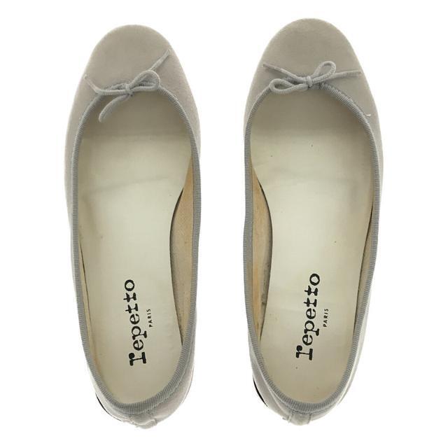 repetto(レペット)のrepetto / レペット | CENDRILLON サンドリオン スエード レザー バレエ シューズ フラット パンプス | 36.5 | グレー | レディース レディースの靴/シューズ(ハイヒール/パンプス)の商品写真