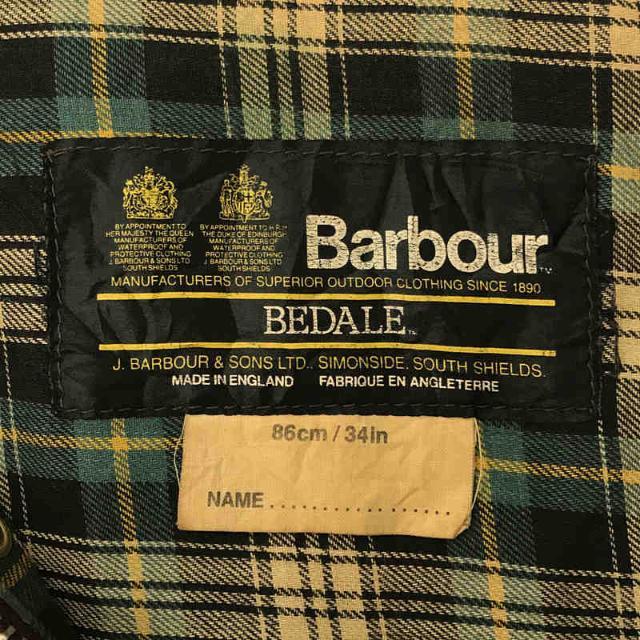 Barbour / バブアー | 16・1980s～ Vintage ヴィンテージ 2ワラント BEDALE ビデイル オイルド ジャケット |  C34 | オリーブ | メンズ