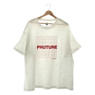 イズネス(is-ness)のis-ness / イズネス | MUSIC PHUTERE T-SHIRT インサイドアウト フューチャー プリント Tシャツ | F | ホワイト | メンズ(Tシャツ/カットソー(半袖/袖なし))