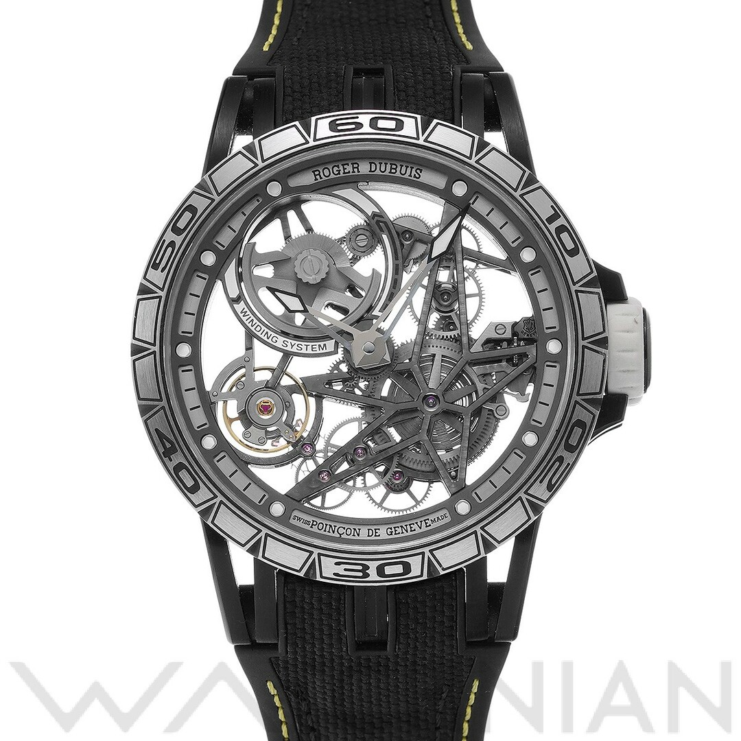 ROGER DUBUIS(ロジェデュブイ)の中古 ロジェ デュブイ ROGER DUBUIS DBEX0715 スケルトン メンズ 腕時計 メンズの時計(腕時計(アナログ))の商品写真