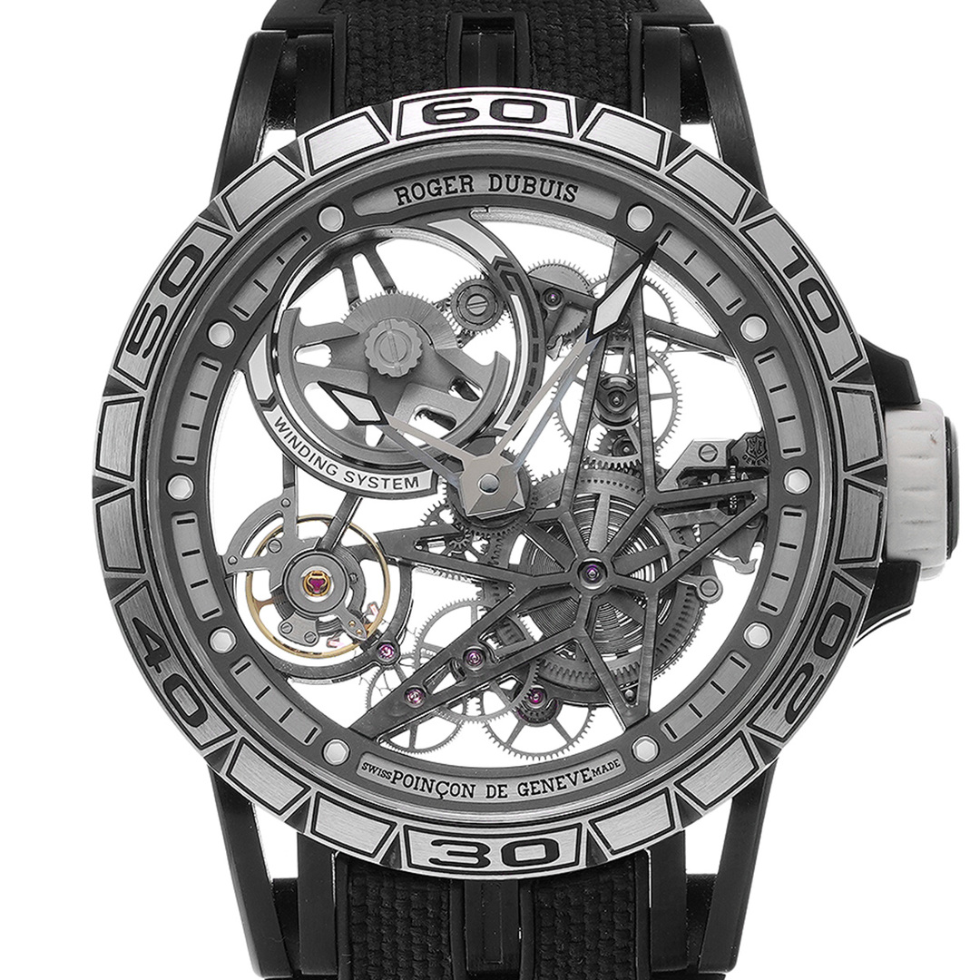 ROGER DUBUIS(ロジェデュブイ)の中古 ロジェ デュブイ ROGER DUBUIS DBEX0715 スケルトン メンズ 腕時計 メンズの時計(腕時計(アナログ))の商品写真