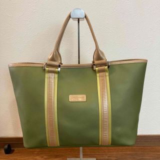 ロンシャン(LONGCHAMP)の【良品】ロンシャン PVC レザー トートバッグ 総柄 A4◎(トートバッグ)