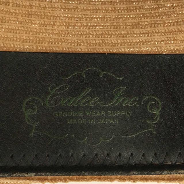 CALEE - 【美品】 CALEE / キャリー | レザー切替 スタッズ ストロー