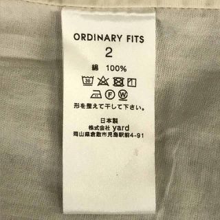 内ポケット×1裏地Ordinary fits / オーディナリーフィッツ | YARD COAT コットン ツイル ステンカラー コート | 2 | ブラック | メンズ