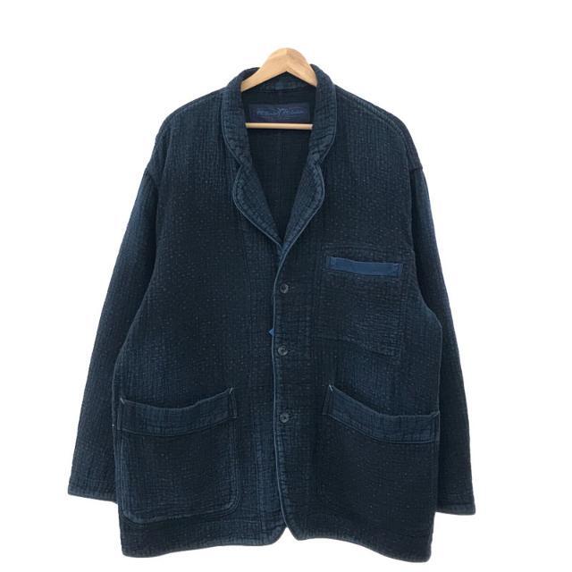 【新品】  PORTER CLASSIC / ポータークラシック | 2023SS | NEW SASHIKO TAILORED JACKET ニュー 刺し子 テーラード ジャケット | 3 | BLUE | メンズ