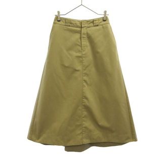 ディッキーズ(Dickies)のディッキーズ ワンポイントロゴワッペン ロングスカート M ベージュ Dickies レディース 【中古】  【230525】(ミニスカート)