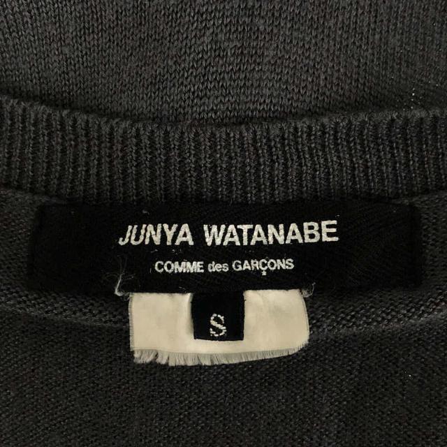 JUNYA WATANABE COMME des GARCONS / ジュンヤワタナベコムデギャルソン | 2014SS / AD2013 ウール レーヨン フリンジ ポンチョ ニット カーディガン | S | グレー | レディース レディースのトップス(カーディガン)の商品写真