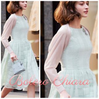 FOXEYフォクシー銀座25th限定シアーボレロChiaraブラック-