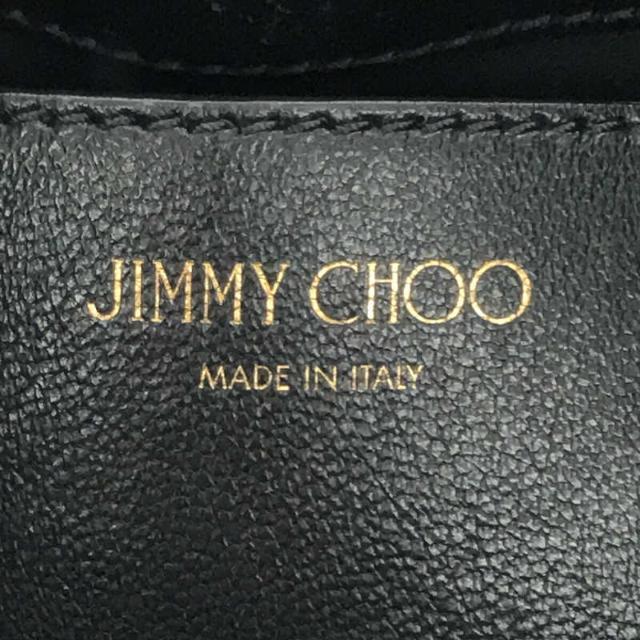 JIMMY CHOO / ジミーチュウ | 2Way レザー 巾着型 トート ショルダー バッグ | ブラック | レディース