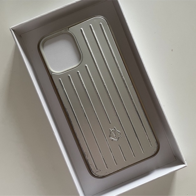 RIMOWA - RIMOWA リモワ iPhone 12Pro ケース シルバーの通販 by Bon