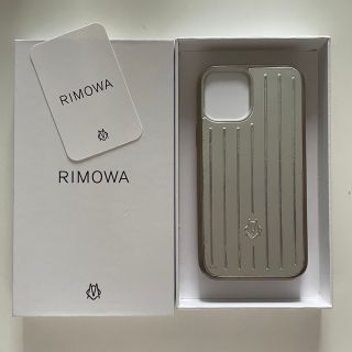 リモワ(RIMOWA)のRIMOWA リモワ iPhone 12Pro ケース シルバー(iPhoneケース)