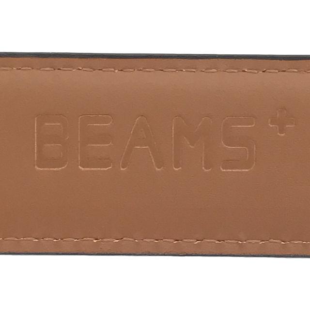 【美品】  BEAMS PLUS / ビームスプラス | コードバン レザー ベルト | 30 | ブラック | メンズ
