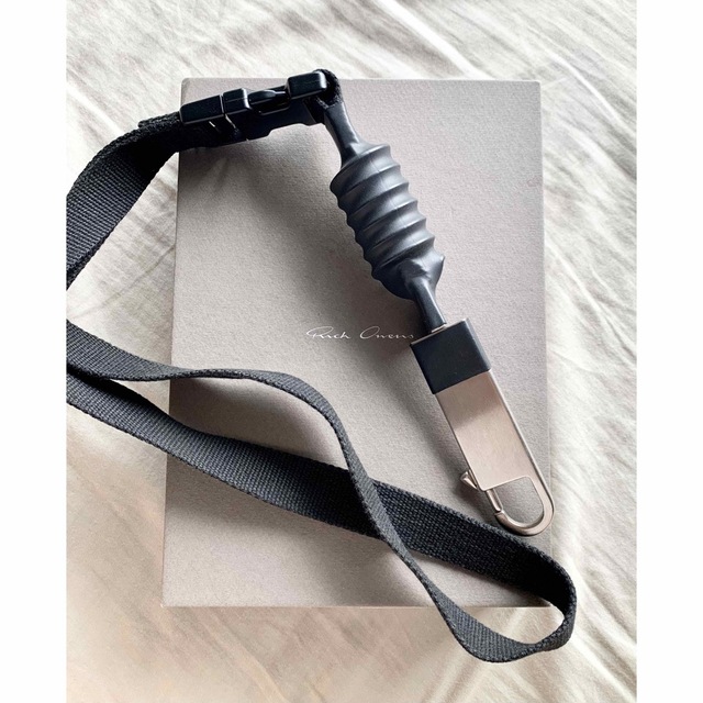 Rick Owens リックオウエンス ネックレス 20SS RA20S0556 Small Neck Hook Key Chain スモール ネック フック キーチェーン ネックストラップ ブラック系