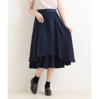 マジェスティックレゴン(MAJESTIC LEGON)のMAJESTIC LEGON ランダムヘムティアードスカート(ロングスカート)