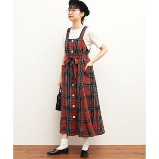 アトリエドゥサボン(l'atelier du savon)のfigLondon Alice check dress ワンピース(ロングワンピース/マキシワンピース)