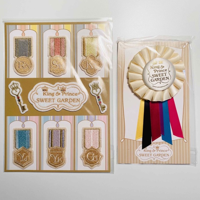 King & Prince - King&Prince SWEET GARDEN ワッペンシール King & Prince - King&Prince SWEET GARDEN ワッペンシール