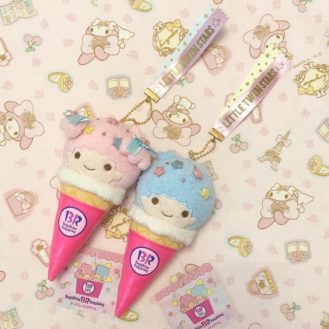 リトルツインスターズ - キキララ♡サーティワン♡マスコット♡新品