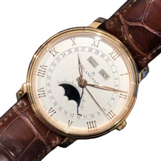 ブランパン(BLANCPAIN)のブランパン BLANCPAIN ヴィルレコンプリートカレンダー 3654-3642-55B K18ピンクゴールド 自動巻き メンズ 腕時計(その他)