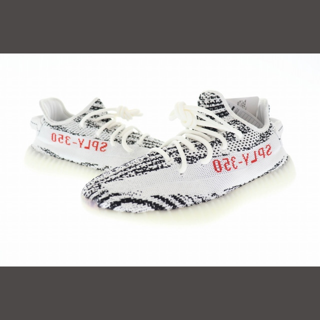 アディダス adidas イージー ブースト 350 V2 ゼブラ CP9654 - スニーカー
