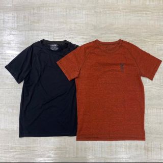 アメリカンイーグル(American Eagle)の2枚セット アメリカンイーグル ドライ T ブラック M ドライT オレンジ M(Tシャツ/カットソー(半袖/袖なし))