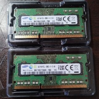 サムスン(SAMSUNG)のSAMSUNG 8GB(4GB×2枚) DDR3-1600ノートPC メモリ(PCパーツ)