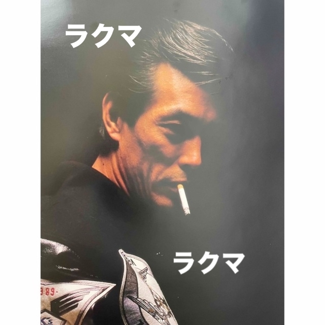 渋い! 岩城滉一 K'sGAME くわえタバコ ポスター cools クールス 渋い! 岩城滉一 K'sGAME くわえタバコ ポスター cools クールス