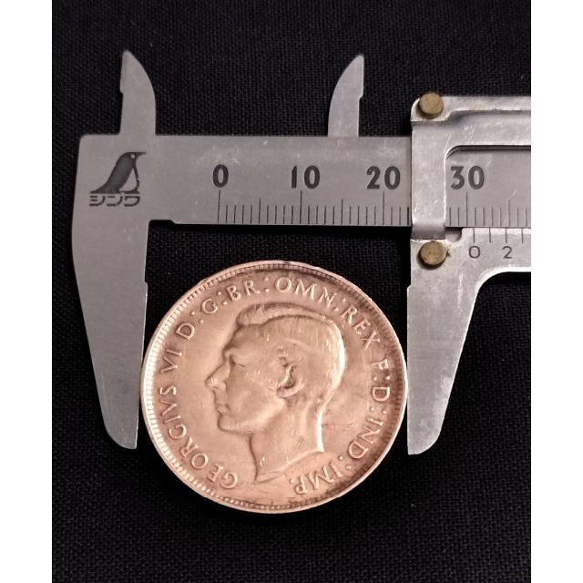 新春セール！ジョージ６世 1943年 オーストラリア 1 ペニー銅貨の通販 ...
