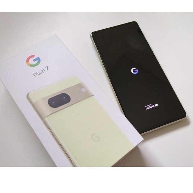 pixel7 Lemongrass store版128GB simフリー