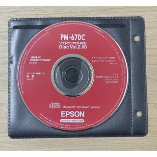 エプソン(EPSON)の●PM-670C  ソフトウェアCD-ROM Disc Vol.2.00●(その他)
