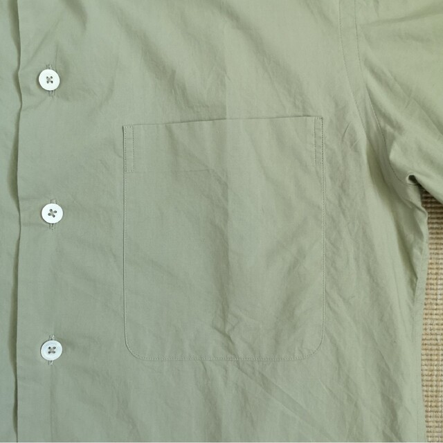 MARGARET HOWELL(マーガレットハウエル)のマーガレットハウエル　オープンカラーシャツ　半袖シャツ　メンズ　MHL メンズのトップス(Tシャツ/カットソー(半袖/袖なし))の商品写真