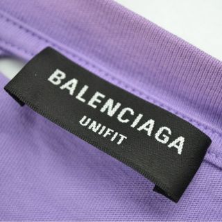 Balenciaga - バレンシアガ 651795 パープル デストロイ加工 Tシャツ