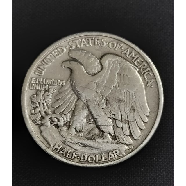アメリカ ハクトウワシ ハーフダラー硬貨 1942年 今年の新作から定番