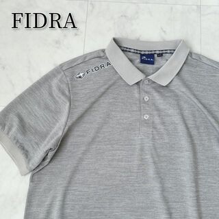 フィドラ(FIDRA)の美品FIDRA フィドラ ポロシャツグレーXL(ウエア)