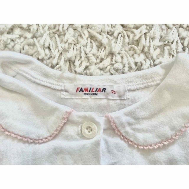 familiar(ファミリア)のfamiliar 70 トップス　ブラウス キッズ/ベビー/マタニティのベビー服(~85cm)(シャツ/カットソー)の商品写真