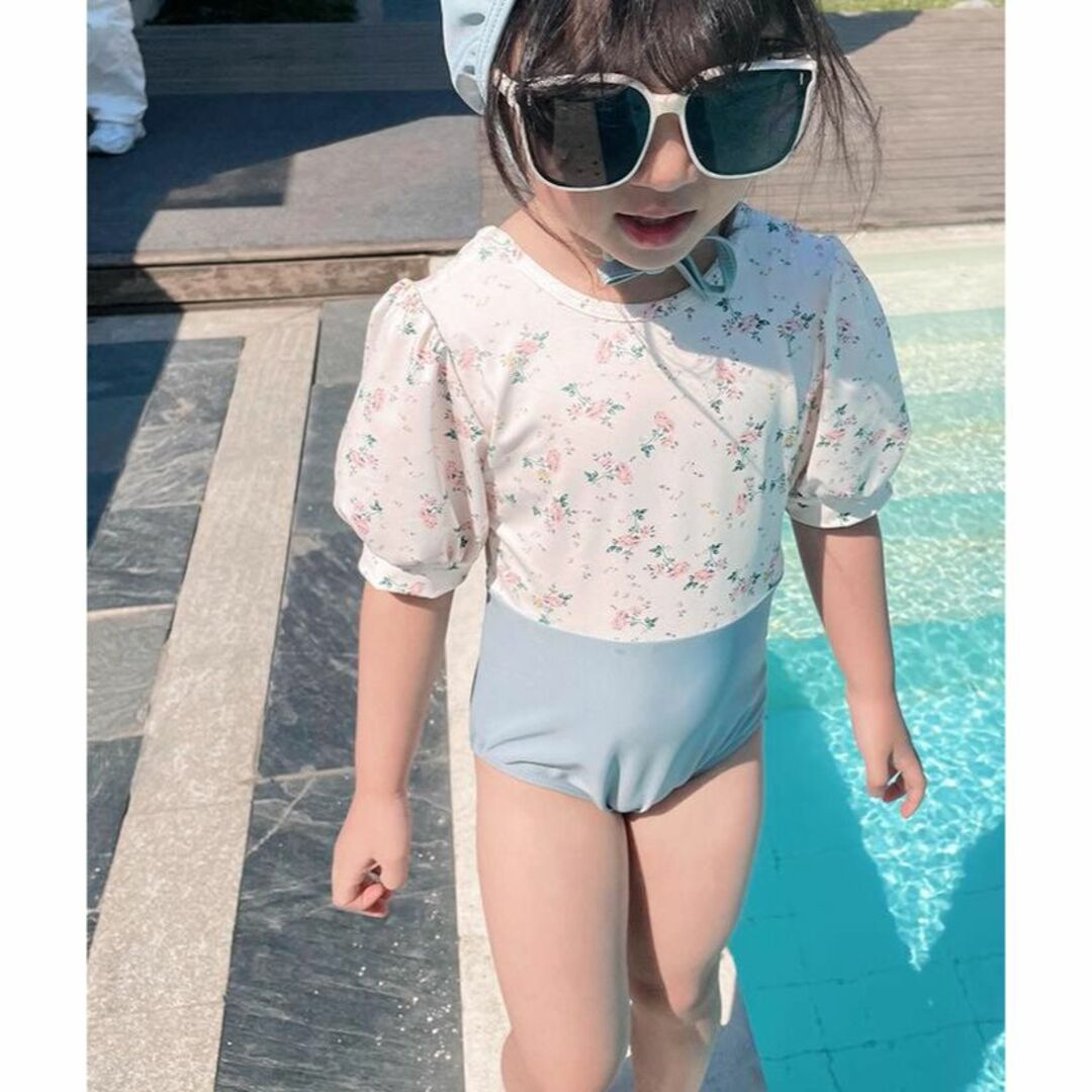 ZARA KIDS(ザラキッズ)のflower swimwear　　女の子水着　90～120㎝ キッズ/ベビー/マタニティのキッズ服女の子用(90cm~)(水着)の商品写真