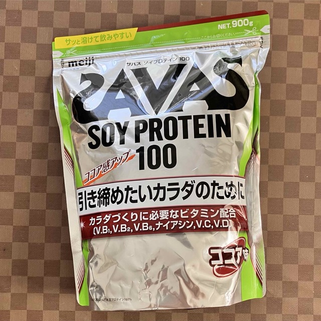 SAVAS(ザバス)のSAVAS ザバス ソイプロテイン100 900g プロテインパウダー 食品/飲料/酒の健康食品(プロテイン)の商品写真